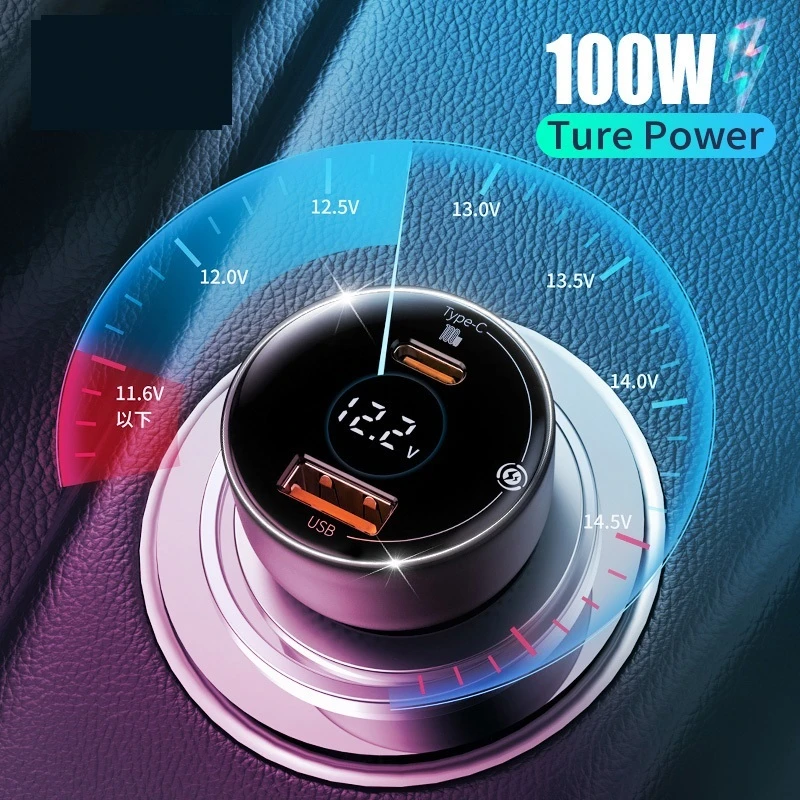 samsung usb c car charger PD 100W Car Charger Quick Charge QC4.0 QC3.0 PD 3.0 Fast Charging For iPhone 12 Pro Max Samsung XiaoMi Car Phone Charger dual usb car charger