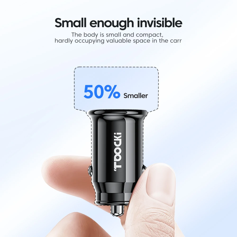 Phone Charger Car Charger Car Phone Charger Toocki USB C Car Charger QC4.0 45W