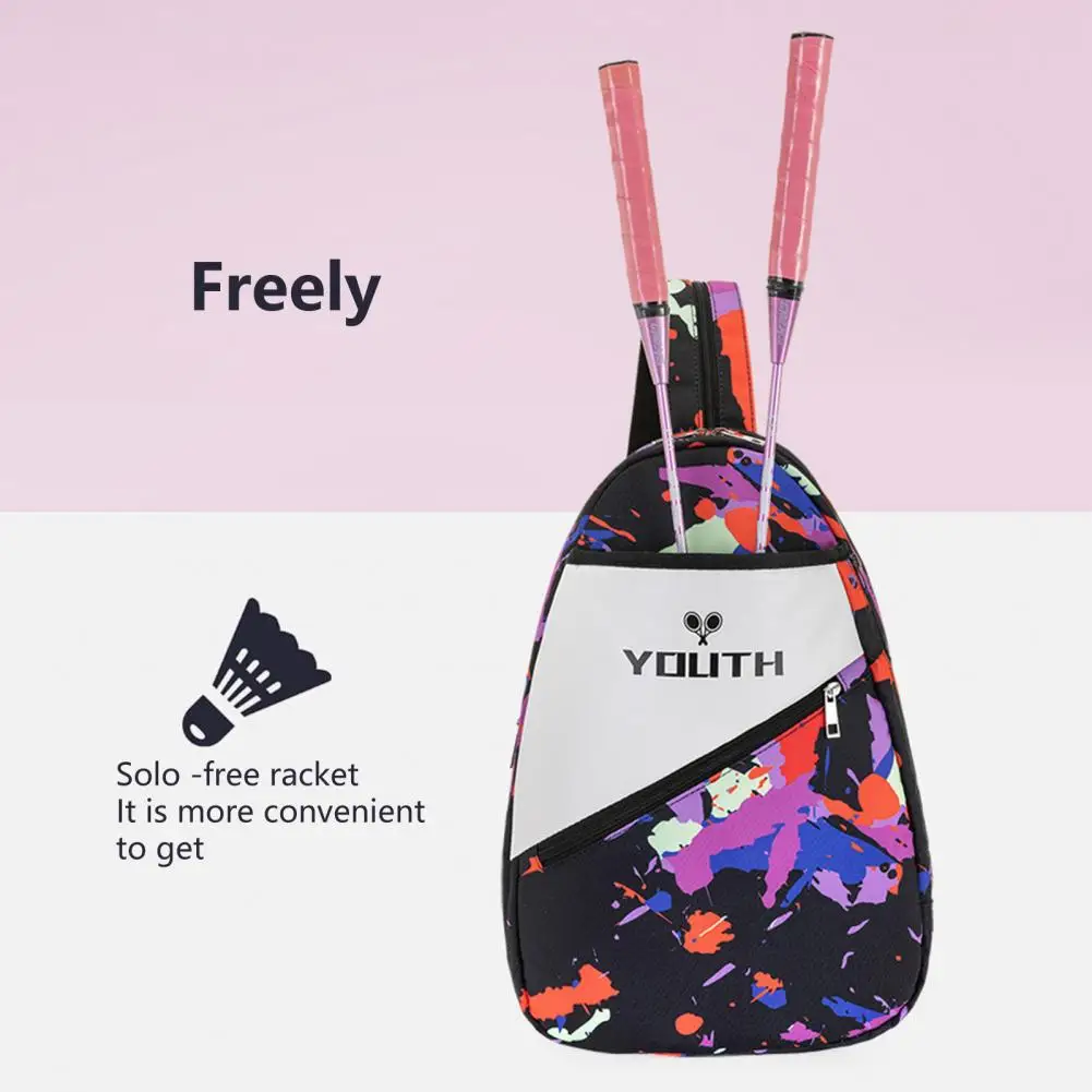 

Junior Tennis Bag Water Proof Compartment Oxford Cloth Badminton Racket Sports Bag Outdoor Sports Men's Tennis Backpack