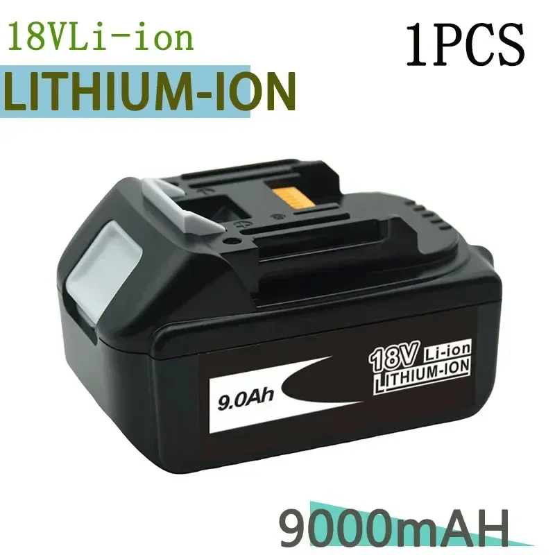 

Makita Aste Lithium-ion Battery, 18V, 9.0Ah, with LED, for Replacing Power Tools, LXT400, BL1860B, BL1860, BL1850100% Original