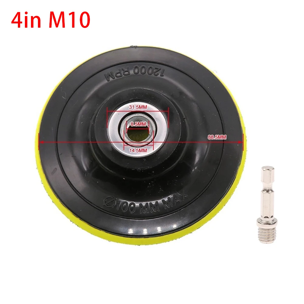 3 7 Inch Backing Pad Car Polisher Angle Grinder Wheel Sander