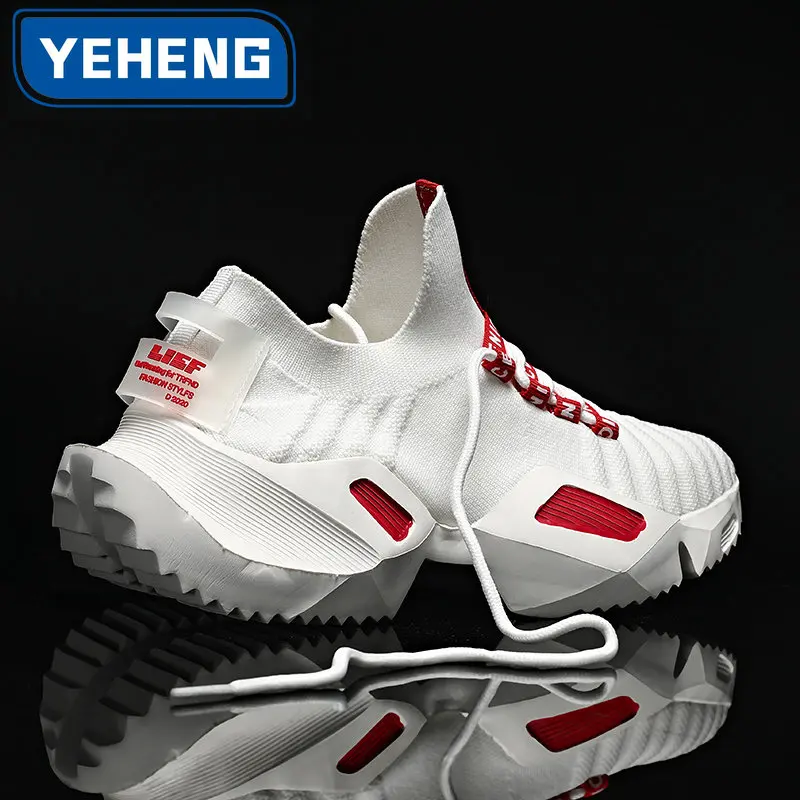 

New Spring Autumn Men's Casual Shoes Sneakers Fashion Lightweight High Quality Thick Sole Breathable Comfortable Running Shoes