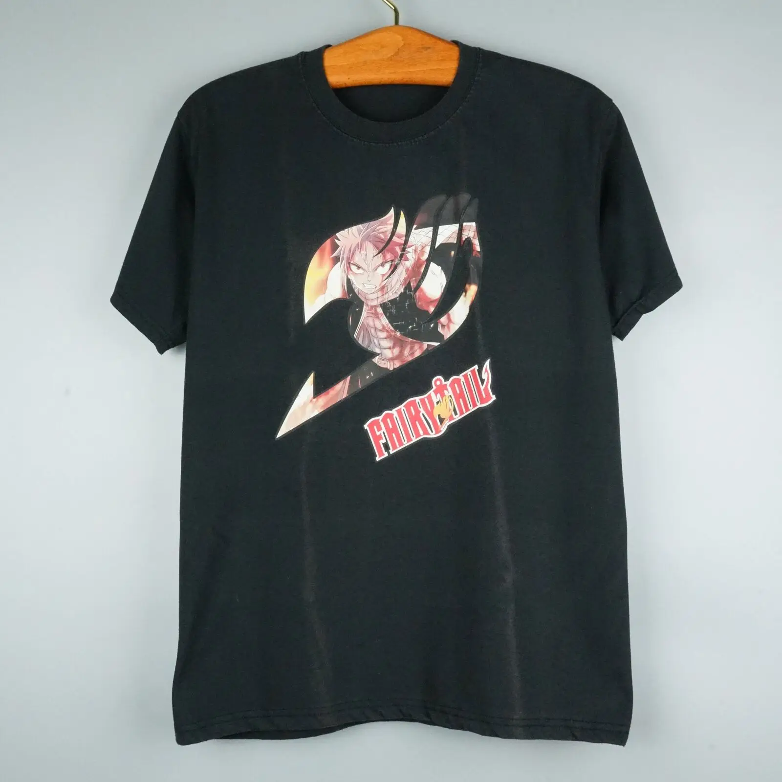 T-Shirt Vintage Fairy Tail Anima Manga A Maniche Lunghe