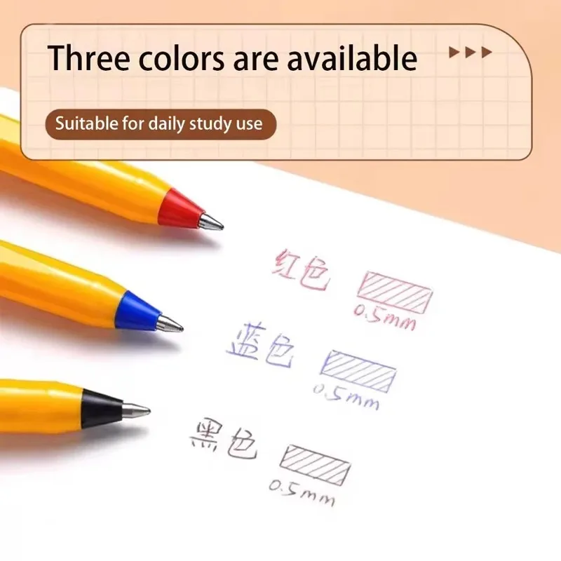 Schneider Imported German Ballpoint Pen - Ultra Smooth Steel Nib in Black, Red, and Blue Ink