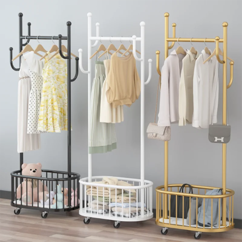 

Free Shipping Clothes Organizer Rack Man Dollhouse Hanger Clothing Rack Standing Evening Dresses Porte Manteau Furniture Bedroom