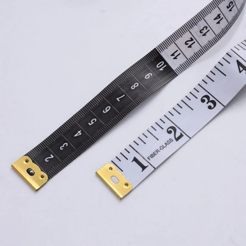 2pcs/pack 2m / 79inch Portable Soft Flexible Fiberglass Tape Measures Body Sewing Measuring Tools