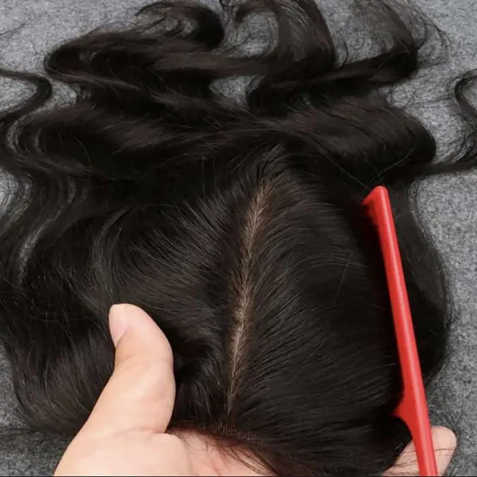 4*4 Silk Base Closure Body Wave Brazilian Remy Hair Free/ Middle/Three Part Silk Top Closure Pre Plucked Silk Lace Closure