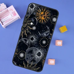 Psychedelic Sun and Moon Art Phone Case Back Cover for Honor X6 (TT4142)