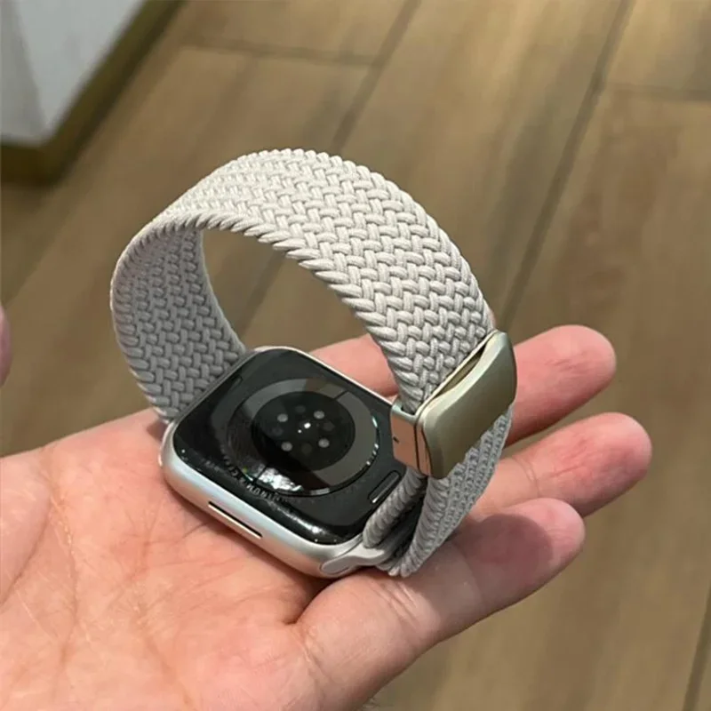 Braided Nylon Strap for Smartwatch - Stylish and Durable Bracelet Band