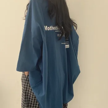 2024 moda donna magliette vestiti estivi T-shirt a maniche lunghe larghe top da donna Ropa Mujer Camisetas Hiphop abbigliamento 1