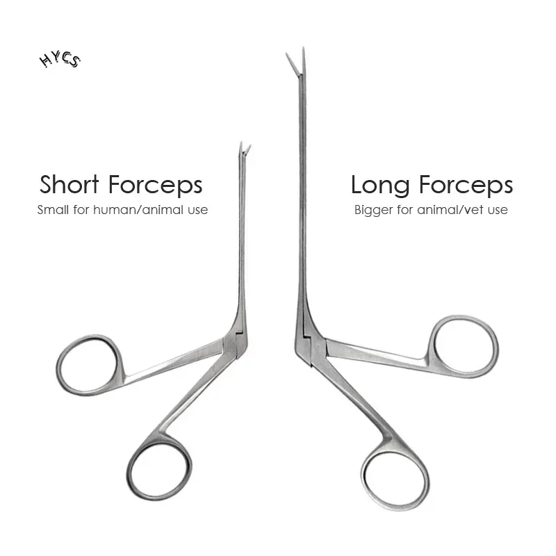 17.5cm Ear Care Picker Pliers Tongs Earwax Remover Micro Alligator Crocodile Hartmann Nasal Forceps Ear Wax Canal Cleaner Clip 5