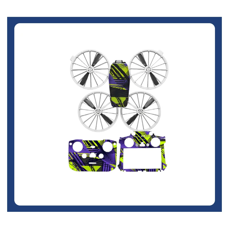 For DJI FLIP Drone RC 2/N3 Remote Controller Decals PVC Protective Film Sticker Anti-scratch Skins Personalized Refit Accessory