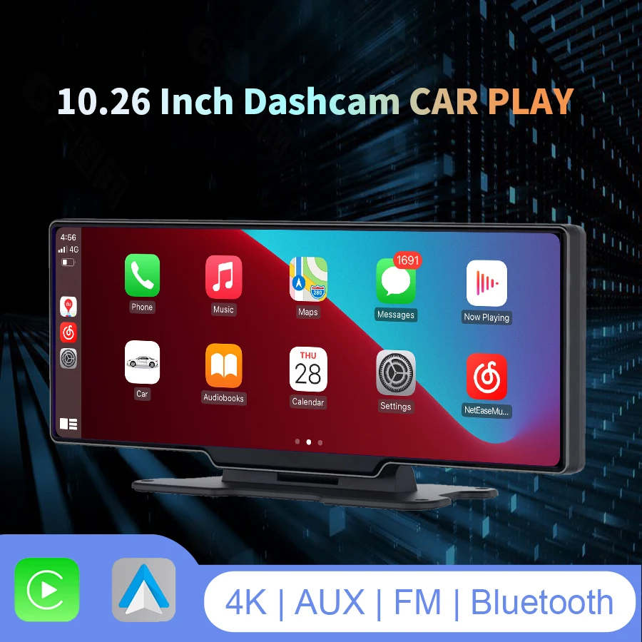 Schermo Auto Avylet 9.26" Con CarPlay Wireless E Android Auto - Telecamera Posteriore 1080P - Foto 2