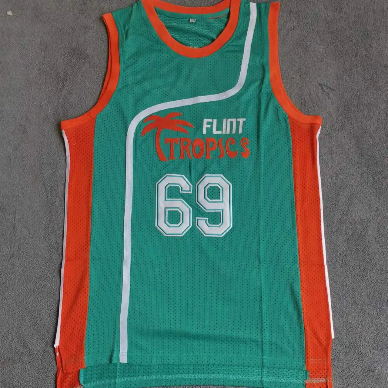 Flint Tropics Semi Pro 7# Coffee Black 11# Monix 33# Moon Basketball  Jerseys