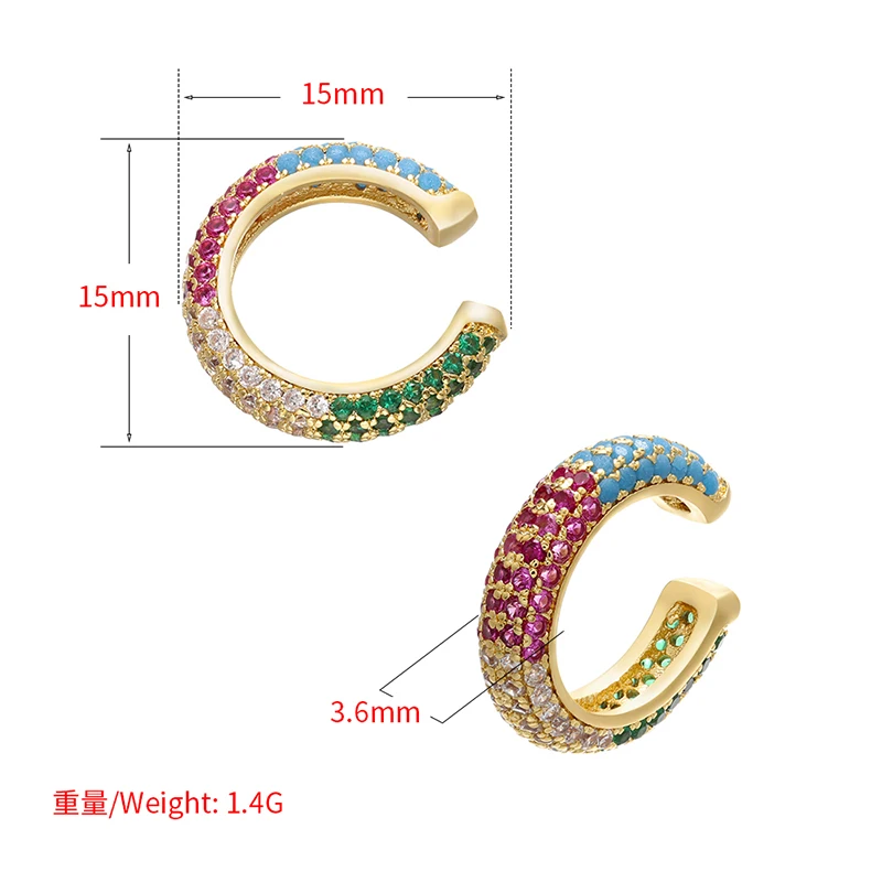1piece 15x15mm CZ Crystal Ear Cuff C Shaped/star shape Ear Clips No Pierced earrings for women Jewellery model:VE131 ear clip earrings,clip earrings,ear clip,ear accessories