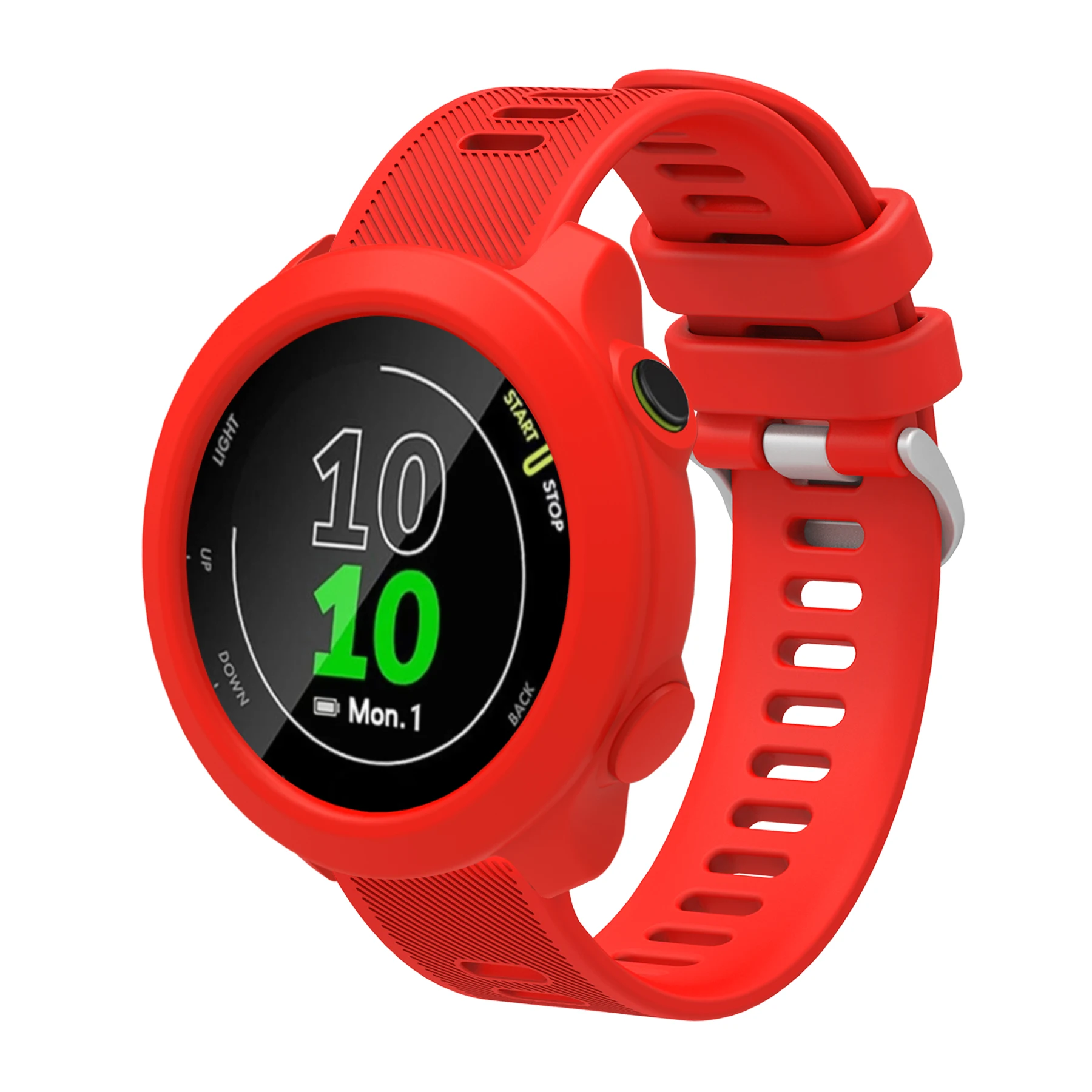 Watch Band Protective Case Shell Silicone Strap For Garmin Forerunner 158 55 Replacement