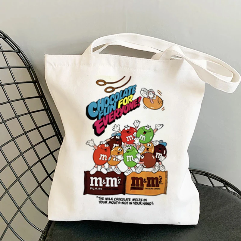 Cartoon Print Fashion Trend Canvas Women Bag Casual Cheap Large Capacity Shoulder Shopping Tote Harajuku Ulzzang |