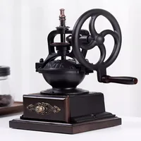 Hand grinding Coffee Machine Retro Home Manual Coffee Bean Grinding Machine Coffee Grinding Machine with Hand Shake Bean AT-021 1