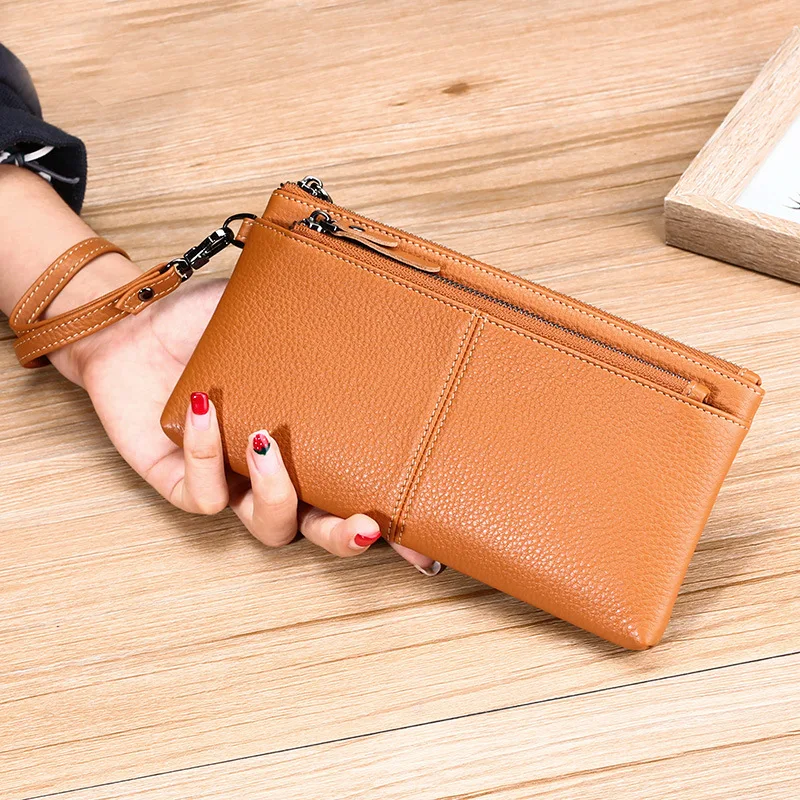 New style headskin fashion lady's handbag hand-held zipper mobile phone purse function women's handbag