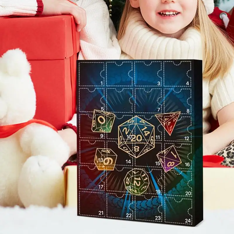 Dungeons Advent Calendar 24 Days Christmas Countdown Calendar Miniature Game Figures Set Gifts for Kid