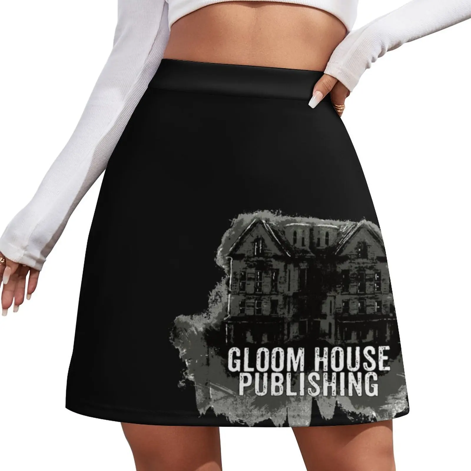 Gloom House Publishing Logo Mini Skirt Summer women's clothing women's skirts trend 2024 настольная подставка для компьютера xiaomi orange house beige mini