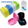 Multiple Colors Large Denture Storage Box Plastic Mouth Guard Braces Hook Container Air Vent Holes False Teeth Protective Box Multiple Colors Large Denture Storage Box Plastic Mouth Guard Braces Hook Container Air Vent Holes False Teeth Protective Box