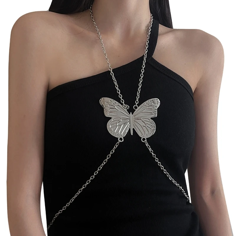 

Waist Chain Hot Pants Silver Chain Sexy Butterfly for Party/Club for Banquet Idol Costume Jewelry Waist Belt