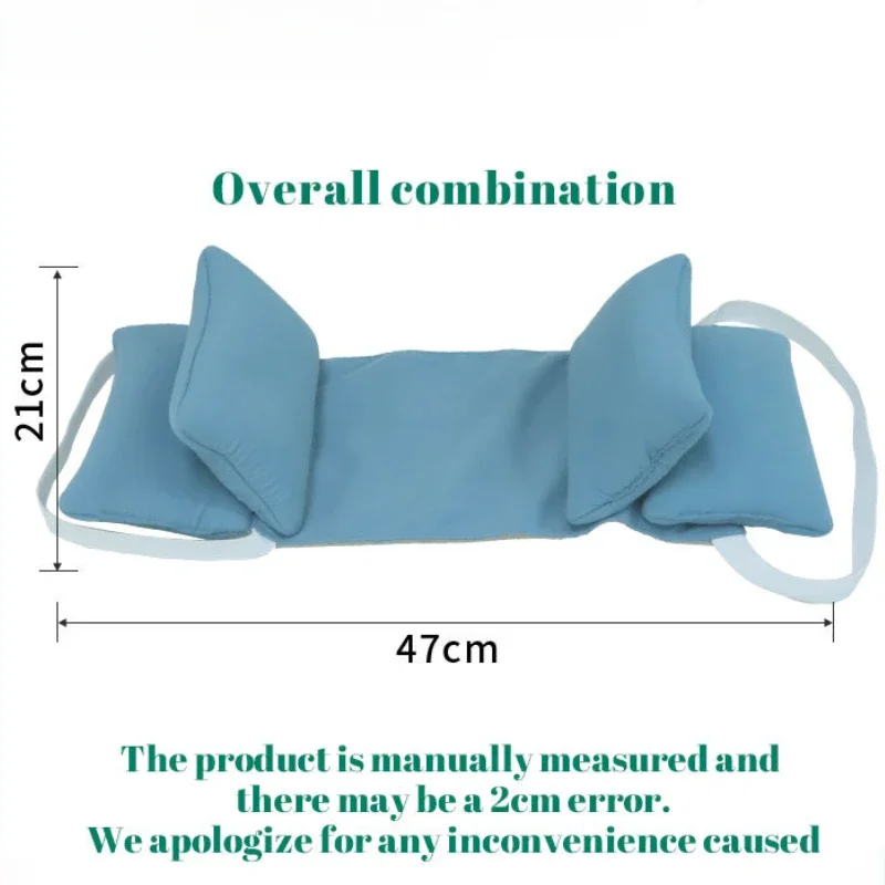 Elderly Anti Side Deviation Fixed Pillow Antimicrobial Cotton Adjustable Soft Inner Core Patient Head Support Cervical Pillow 5