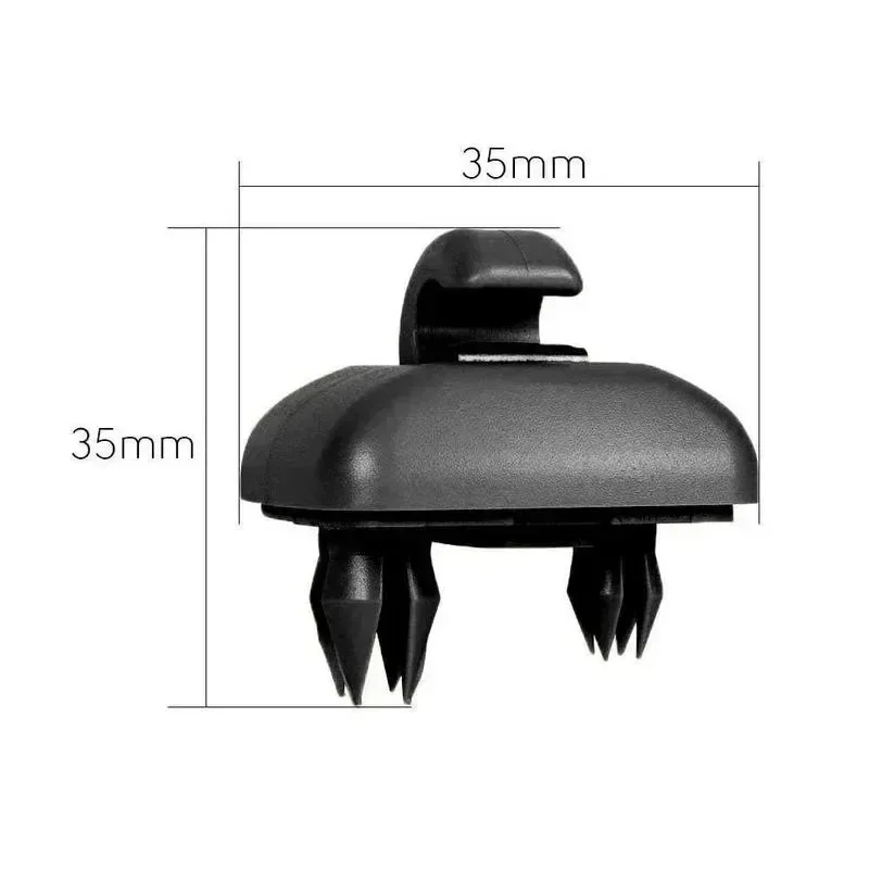 2 Pcs Intérieur Pare-Soleil Crochet Support D'attache, Clip Pour Visiere De Voiture Pour Audi A1 A3 A4 A5 Q3 Q5 8e0 857 562 La6 La7 Brun 92195825