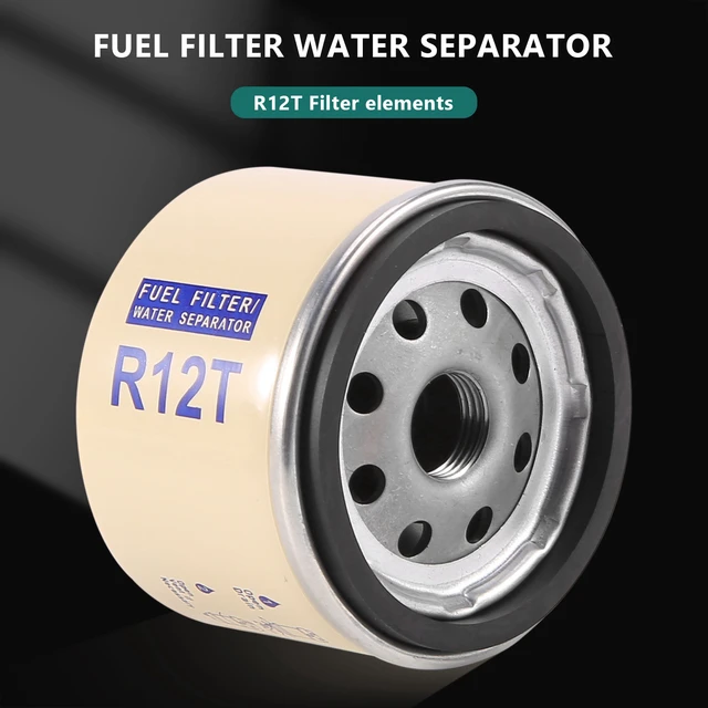 R12t Kraftstoff-/Wasser abscheider filter motor für 40r 120at s3240 npt  zg1/4-19 Autoteile komplette Kombi filter patrone - AliExpress