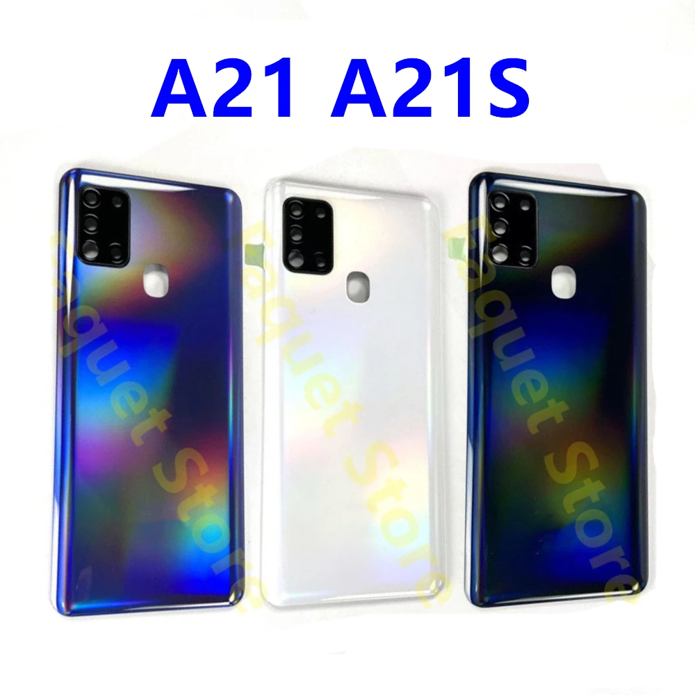 

Original For Samsung Galaxy A21 A215 A215F A21S A217 A217F Plastic Back Battery Cover Housing Rear Door Case Replacement