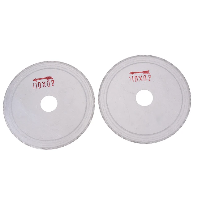 5Db 4,5 '/110 Mm -Es Perem 0,01 ' Szuper Vékony Gyémánt Lapidary Fűrészvágó Lemez Lágyabb, Nagy Értékű Sziklákhoz, Mint A Türkizopálok - Image 4