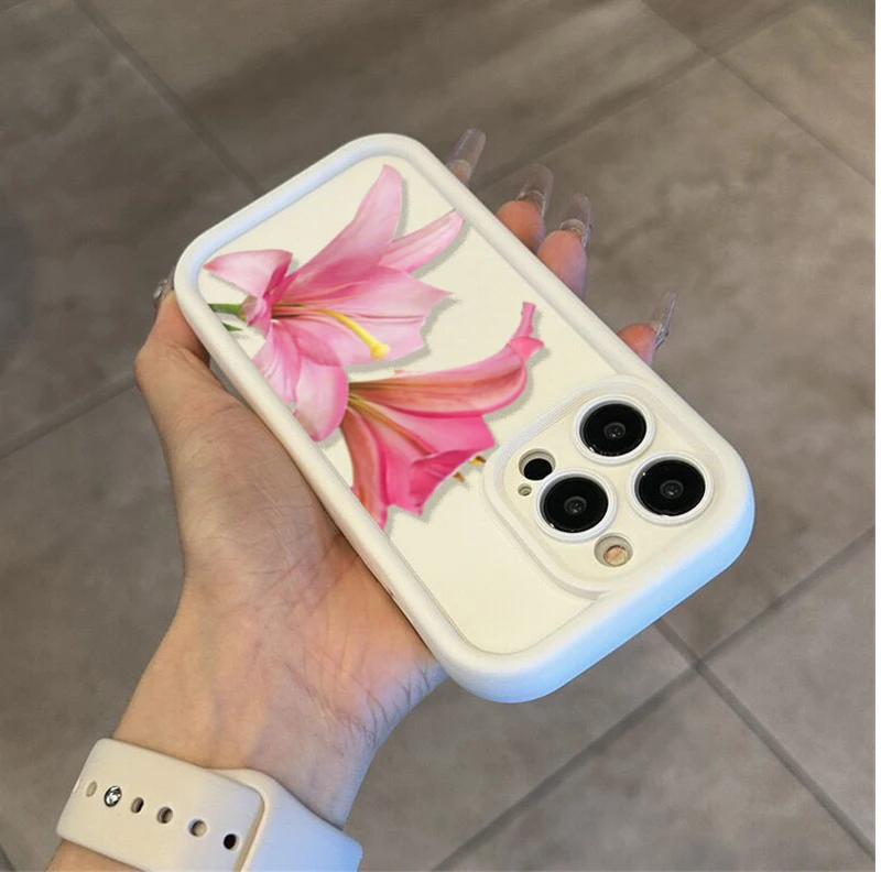 Lily Flowers Decorative Smartphone Case