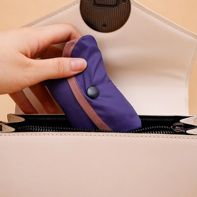 Fashion Foldable Eco-Friendly Shopping Bags Storage Sturdy Portable Tote Bag Grocery Reusable Convenient Large Travel Tote Pouch