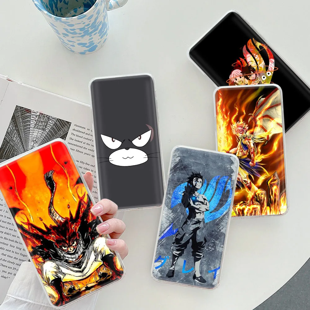 Lucy Natsu Fairy Tail Custodia Trasparente Per Tecno Pova 2 Neo Pop 4 Air 5 Lte 5P Spark Go Pro Cover