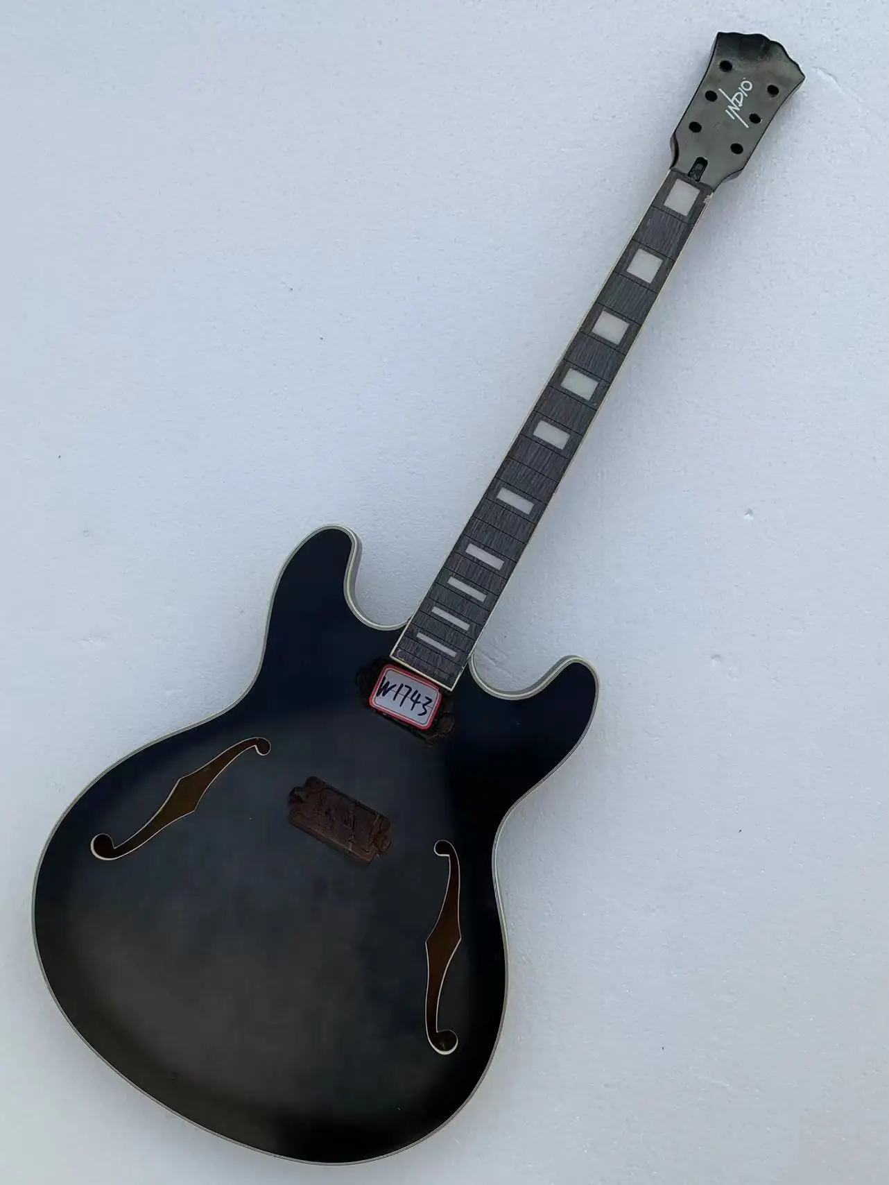 DIY Custom 6 Strings 335 Style Electric Jazz Guitar Guitarra without