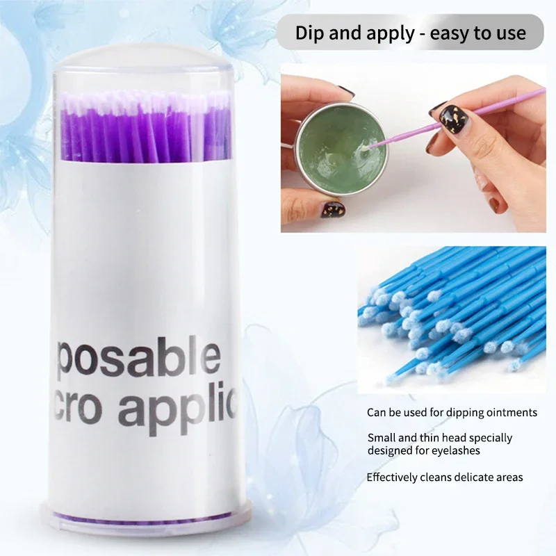 100Pcs Bamboo Cotton Swab Wood Sticks Soft Cotton Buds Cleaning of Ears Tampons Cotonete Pampons Health Beauty