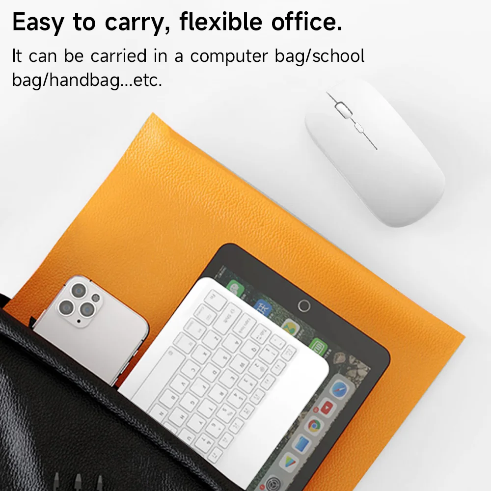 Bluetooth Keyboard For Xiaomi Huawei Samsung Ultra thin Portable Ultra Thin Spanish Portugal French USB For iOS Android Windows