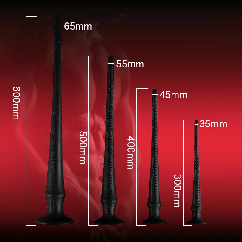 Σούπερ μακρύ βύσμα σιλικόνης πισινό Πρωκτικό Dildo Πρωκτός Αυνανιστής Διαστολέας Προστάτης Μασάζ Πρωκτικό Βύσμα για ενήλικες σεξ_voghion.com