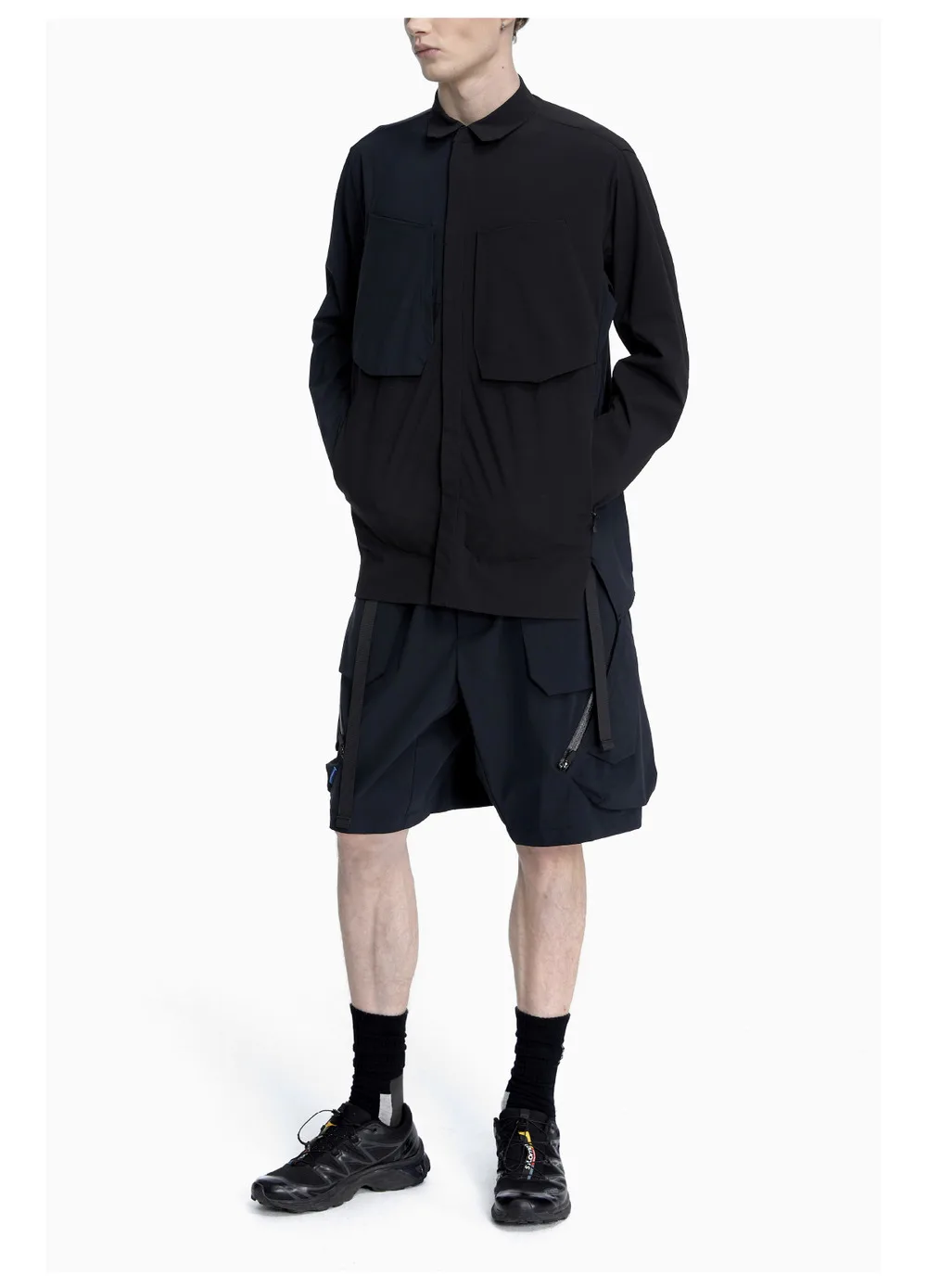 Reindee Lusion 23ss 209 quick drying  lightweight waterproof shorts integrated waist adjustment 3d pockets techwear gorpcore