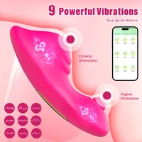 APP-Steuerung Stimulation der Klitoris Vibrator Tragbares vibrierendes Höschen Weibliches erwachsenes Sexspielzeug Sinnliches Massagegerät für Frauen Paare 2
