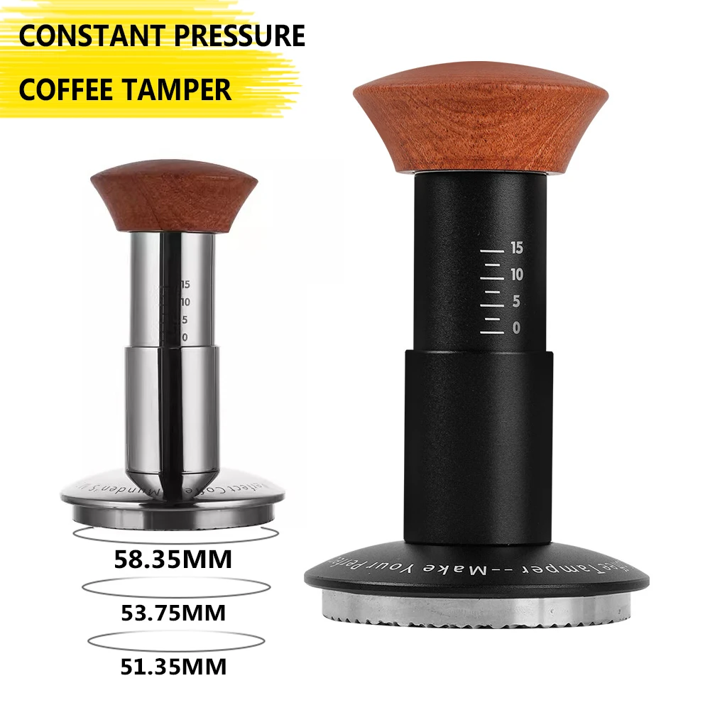 ConstantPressureCoffeeTamperEspressoDistributorStainlessSteel