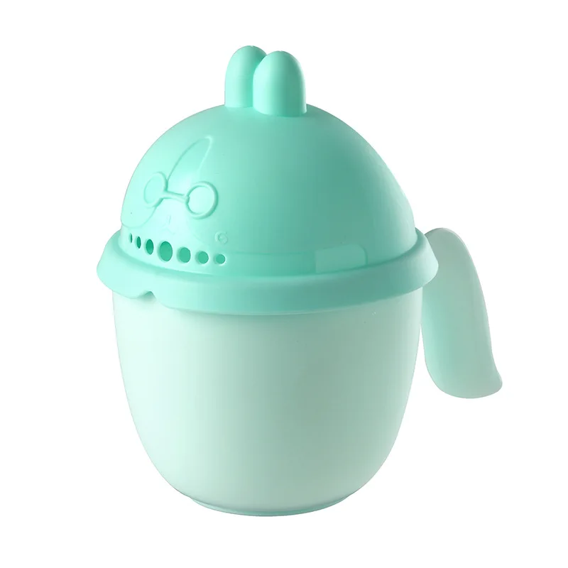 Cute Cartoon Baby Bath Caps Toddle Shampoo Cup Children Bathing Bailer Baby Shower Spoons Child Washing Hair Cup Kids Bath Tool