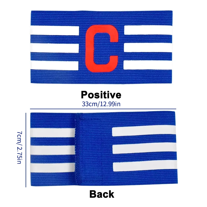 Adjustable Football Captain's Armband for Adults and Youth Comfortable and Durable Soccer Band for Team Captains Ouzey football armband
