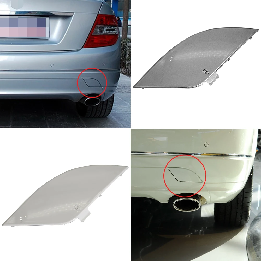 Mercedes W204 car rear bumper cover Car Rear Bumper Tow Hook Cover Cap Black for Benz C Class 2007-2010 C180 C200 C230 C260 C300 2048850823