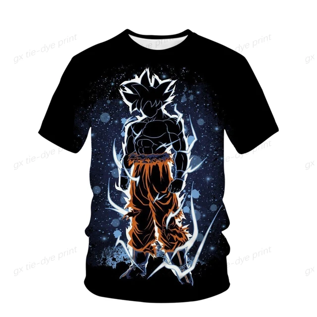 Anime Meninos Dragon-ball Z Imprimir T-shirt Harajuku Manga Curta Dos  Desenhos Animados Gráfico 3d Goku T-shirt para Crianças Hip Hop Unisex  Roupas - AliExpress