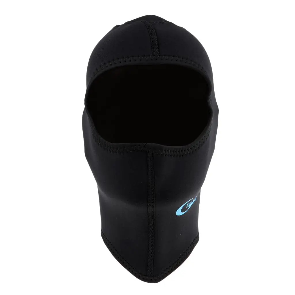 Neoprene Scuba Diving Cap Wetsuit Neck Bibbed Hood Divers mm