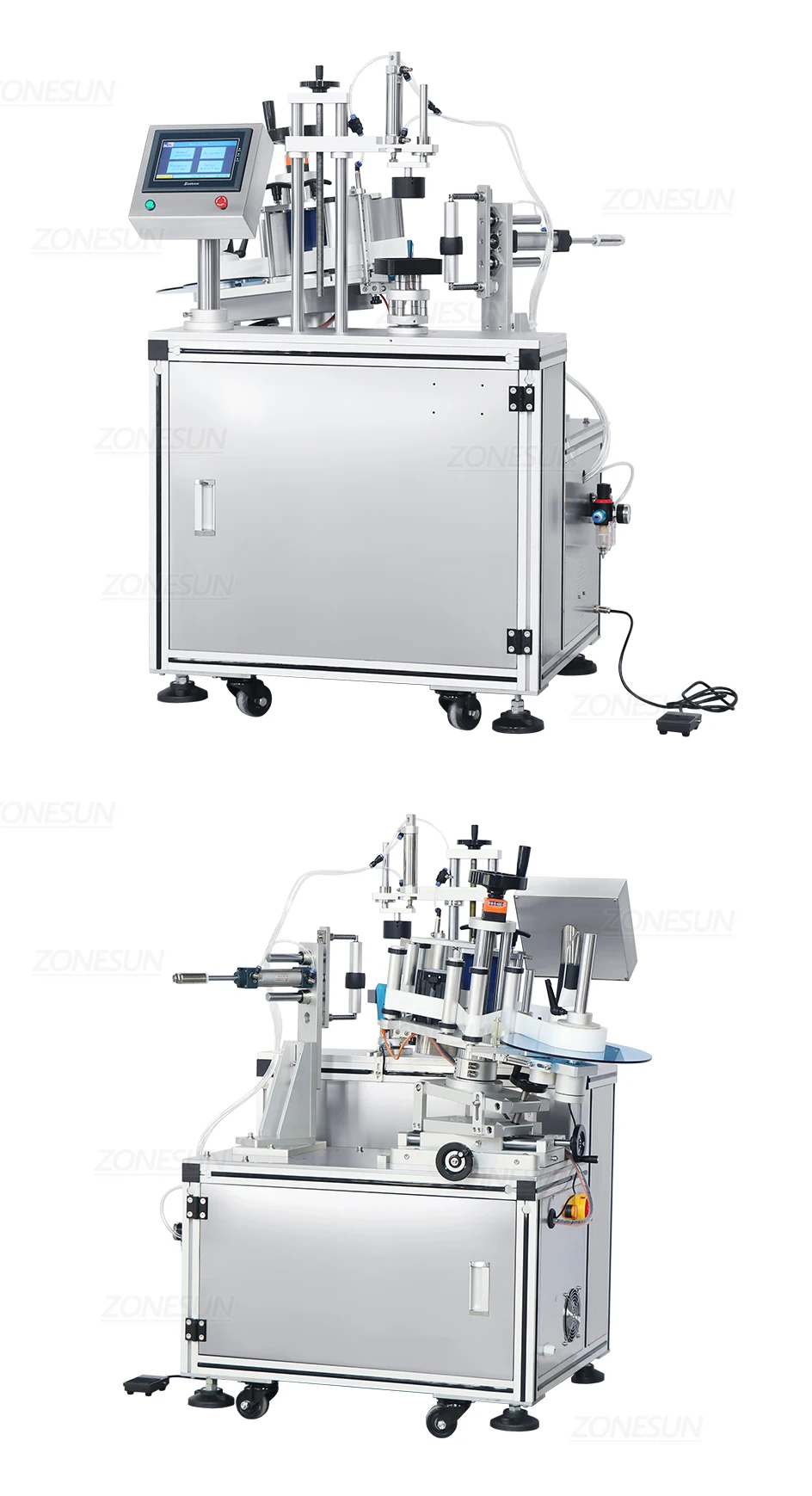 ZONESUN ZS-TB805B Labeling Machine for Hexagon Square Round Bottle