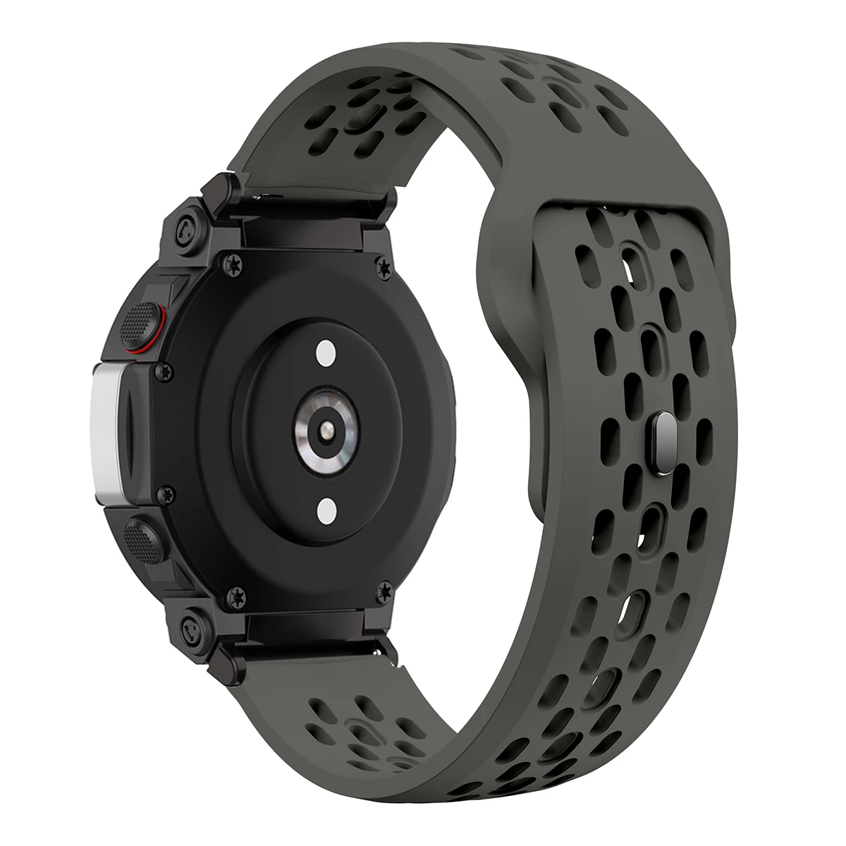 Breathable Sport Silicone Strap - Soft and Comfortable Watchband Accessory