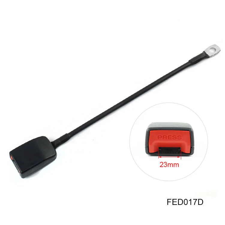 Long Stalk L=400mm Plastic Long Stalk Black Car Safety Belt Buckle (FED017-400)